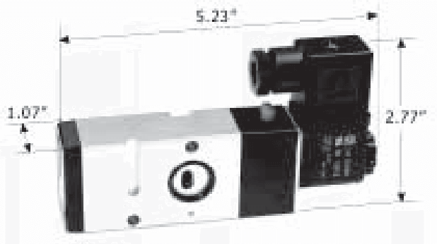 3-Way DIN Single Solenoid NAMUR Valve