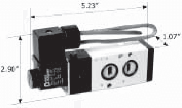 4-Way Conduit Single Solenoid NAMUR Valve