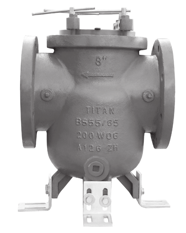 Flanged End CI Class 125 Simplex Strainer Series BS55/65